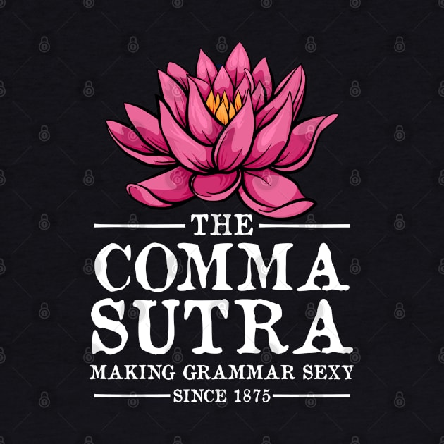 Commasutra Funny Author Quote and Writers Gifts Writing by Riffize